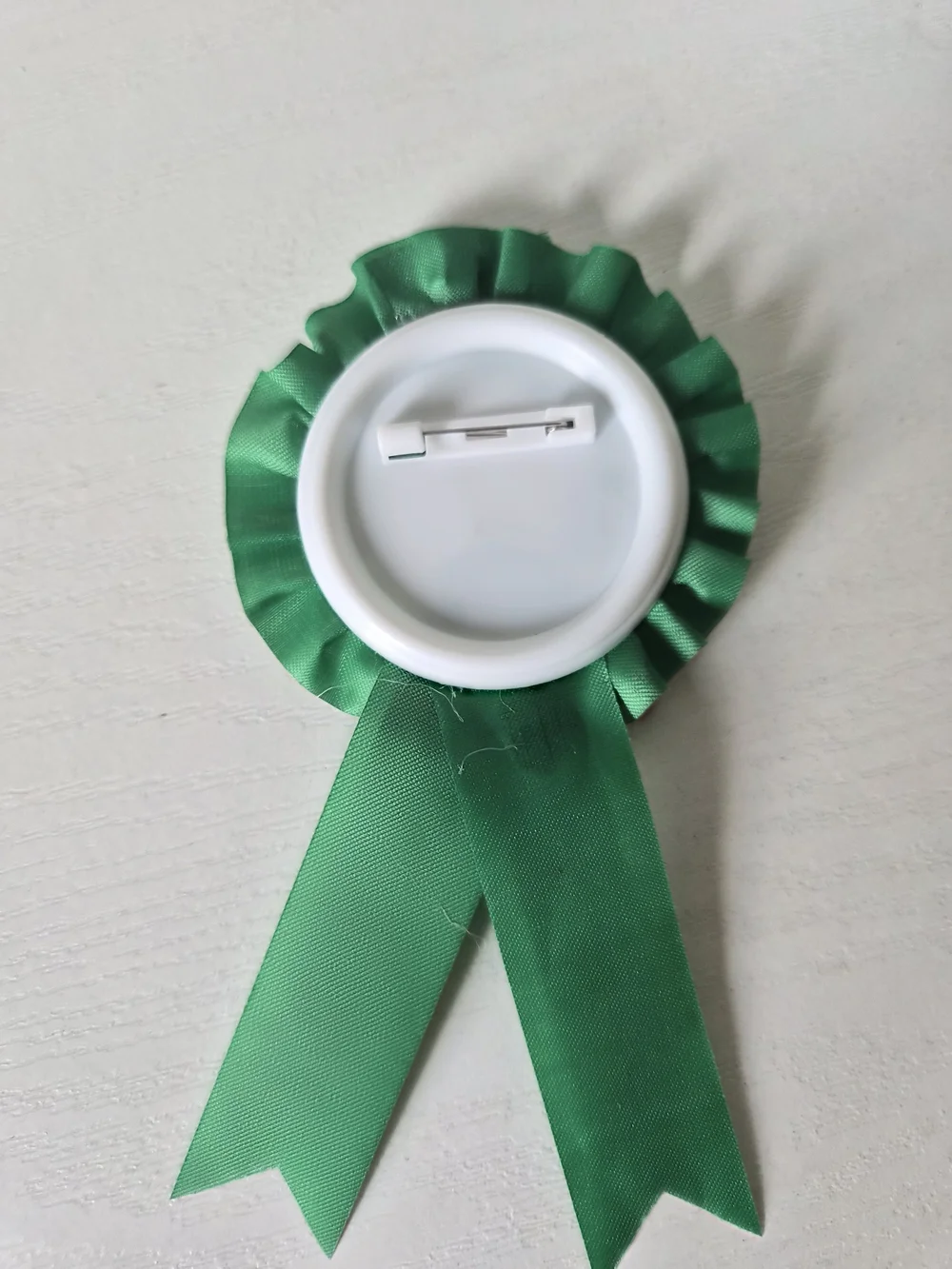 Source Unknown It's My Birthday Green Ribbon Badge with Gold Stars